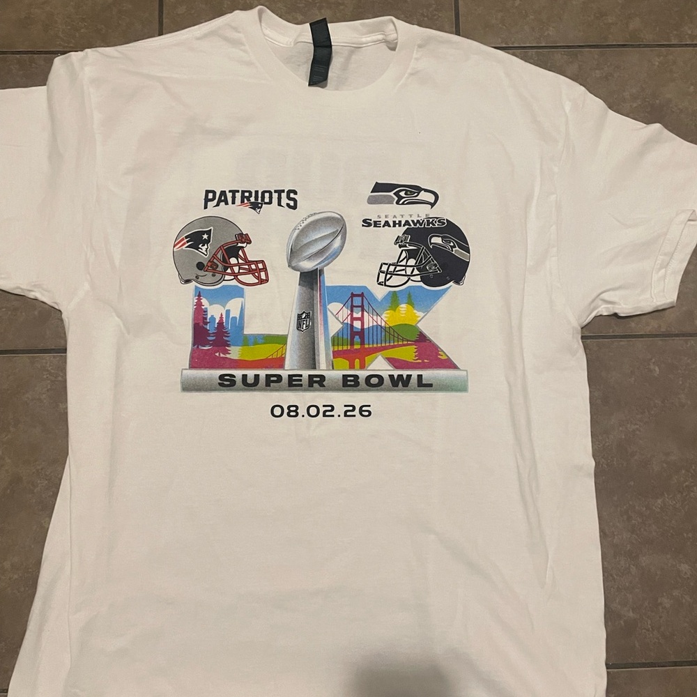 Budweiser White Super Bowl Graphic Tee